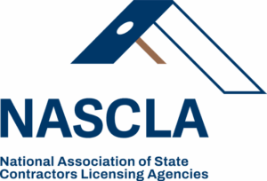NASCLA logo with a roof shape